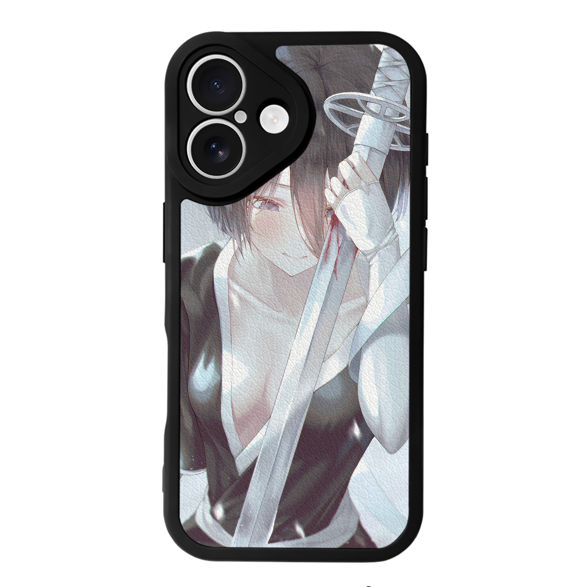 （画像用） ブリーチ BLEACH 【iPhone 16シリーズ対応】シリコンスマホケース（レザー調） 材質：シリコン